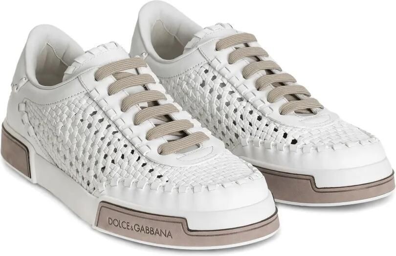 Dolce & Gabbana Leren sneakers Wit - Foto 3