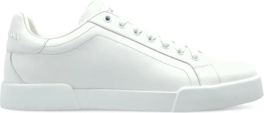 Dolce & Gabbana Leren sneakers Wit
