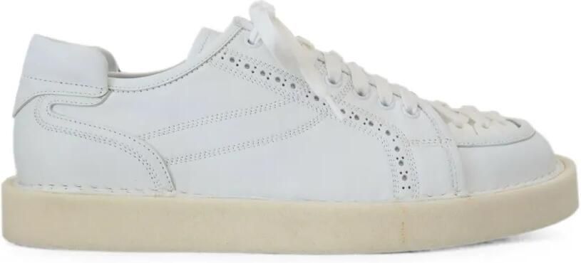Dolce & Gabbana Leren sneakers Wit