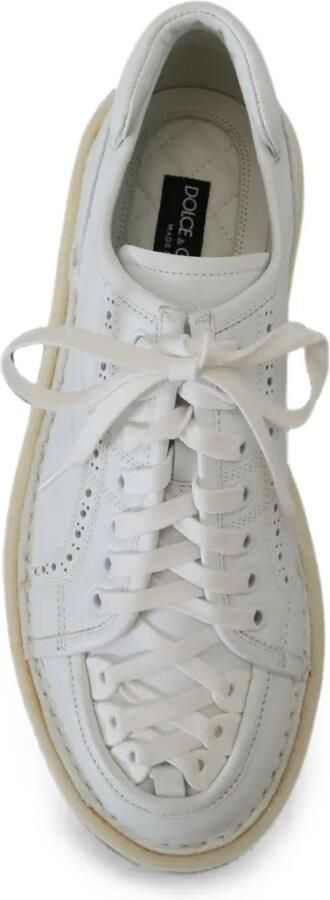 Dolce & Gabbana Leren sneakers Wit - Foto 4