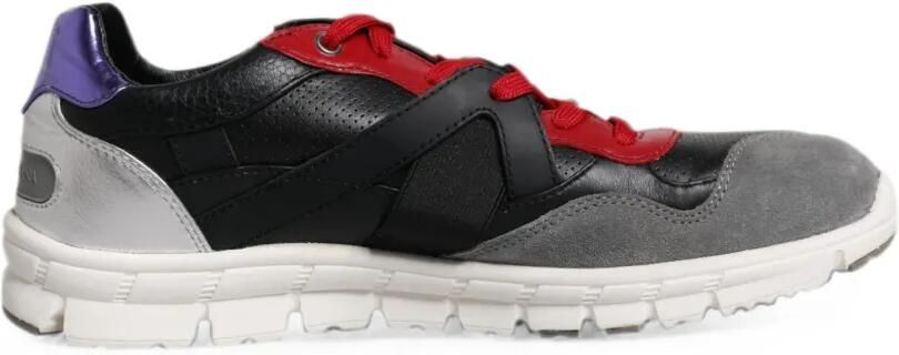 Dolce & Gabbana Leren sneakers Zwart