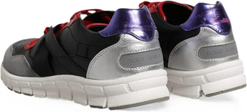 Dolce & Gabbana Leren sneakers Zwart - Foto 4