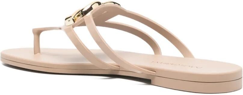 Dolce & Gabbana Lights sandalen met logo Beige - Foto 4