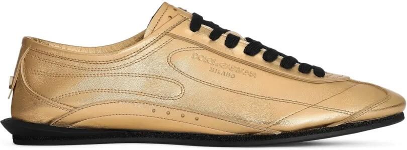 Dolce & Gabbana Lipari kalfsleren sneakers Goud