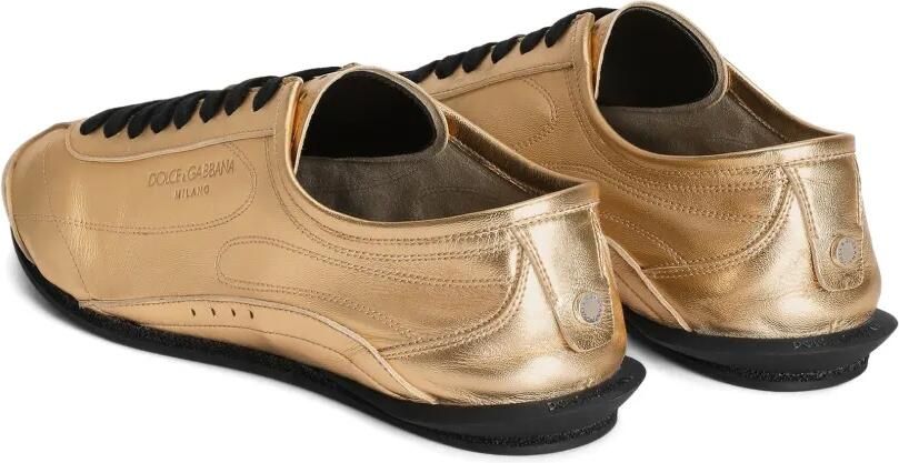 Dolce & Gabbana Lipari kalfsleren sneakers Goud - Foto 3