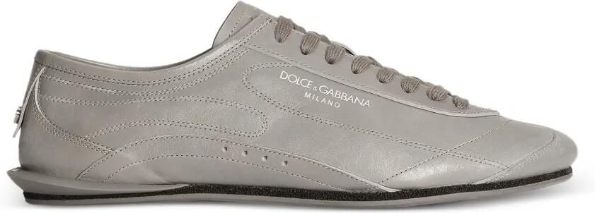 Dolce & Gabbana Lipari kalfsleren sneakers Grijs