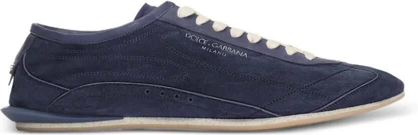 Dolce & Gabbana Lipari Plus derby kalfsleren schoenen Blauw