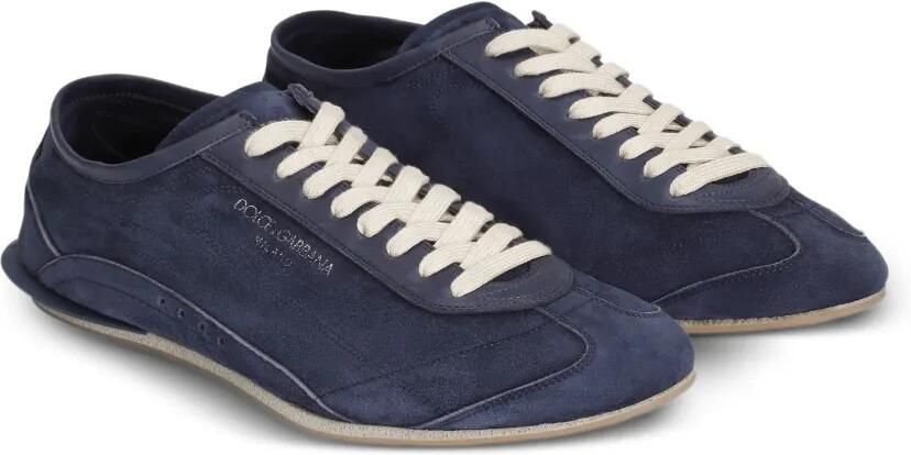 Dolce & Gabbana Lipari Plus derby kalfsleren schoenen Blauw - Foto 2