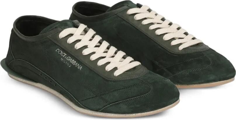 Dolce & Gabbana Lipari Plus derby kalfsleren schoenen Groen - Foto 4
