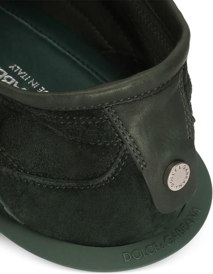 Dolce & Gabbana Lipari Plus derby kalfsleren schoenen Groen - Foto 2