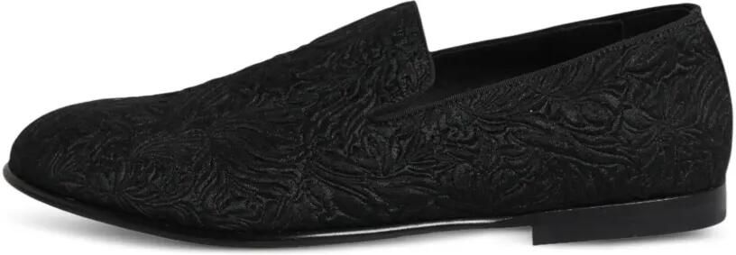 Dolce & Gabbana Loafers met bloemen-jacquard Zwart - Foto 5