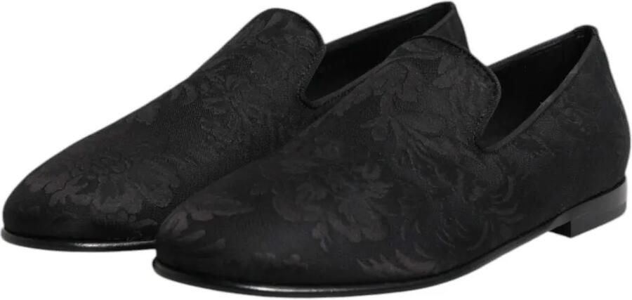 Dolce & Gabbana Loafers met bloemenprint Zwart - Foto 3