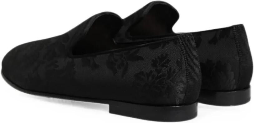 Dolce & Gabbana Loafers met bloemenprint Zwart - Foto 4