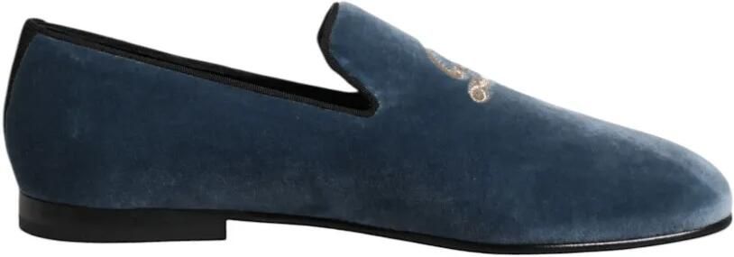 Dolce & Gabbana Loafers met borduurwerk Blauw