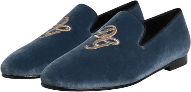 Dolce & Gabbana Loafers met borduurwerk Blauw - Foto 5