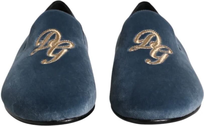 Dolce & Gabbana Loafers met borduurwerk Blauw - Foto 3