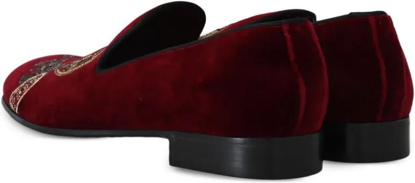 Dolce & Gabbana Loafers met borduurwerk Rood - Foto 3