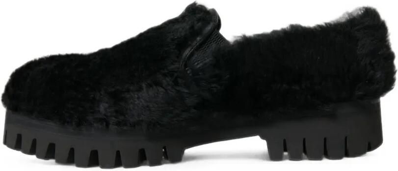 Dolce & Gabbana Loafers met chunky zool Zwart - Foto 2