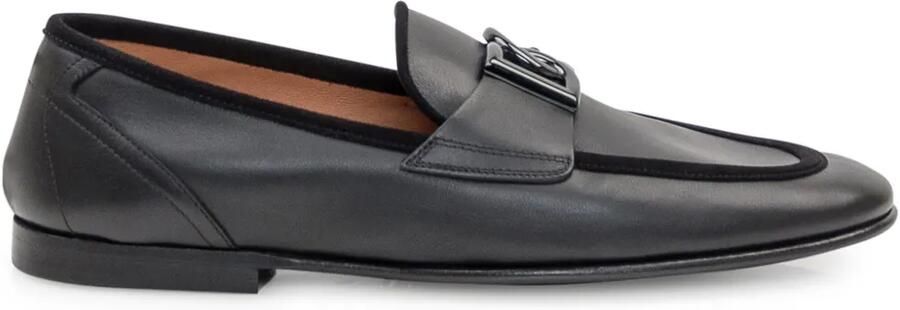 Dolce & Gabbana Loafers met logoplakkaat Zwart