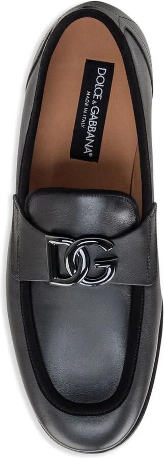 Dolce & Gabbana Loafers met logoplakkaat Zwart - Foto 4