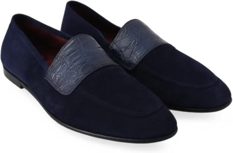 Dolce & Gabbana Loafers met ronde neus Blauw - Foto 3