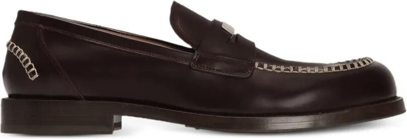 Dolce & Gabbana Loafers van kalfsleer Bruin