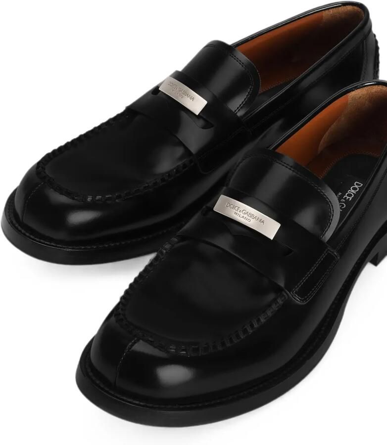 Dolce & Gabbana Loafers van kalfsleer Zwart - Foto 2