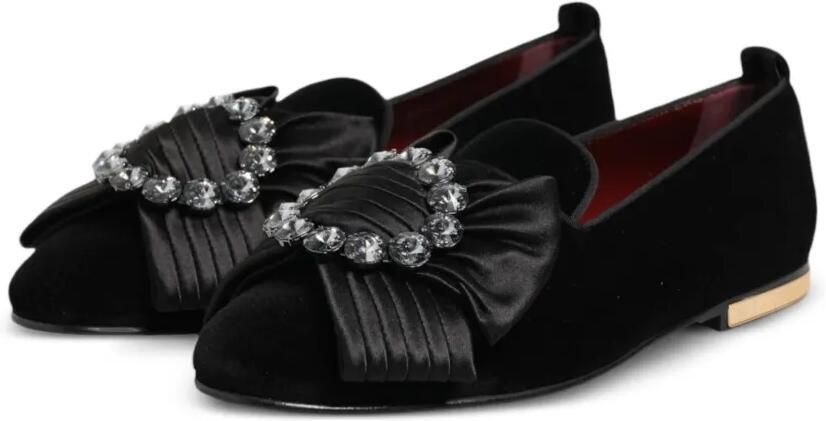 Dolce & Gabbana Loafers verfraaid met kristallen Zwart - Foto 4