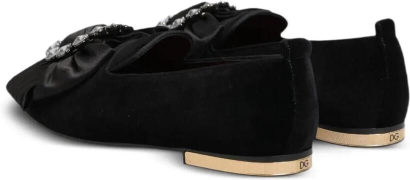 Dolce & Gabbana Loafers verfraaid met kristallen Zwart - Foto 5