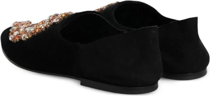 Dolce & Gabbana Loafers verfraaid met kristallen Zwart - Foto 4