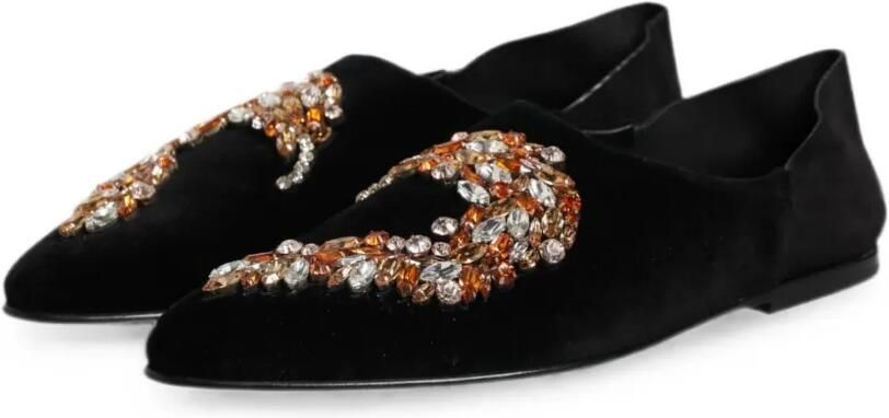 Dolce & Gabbana Loafers verfraaid met kristallen Zwart - Foto 3
