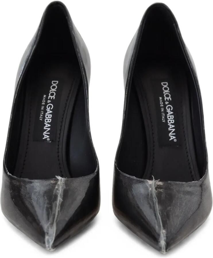 Dolce & Gabbana logo-charm pumps Zwart