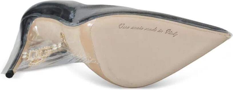 Dolce & Gabbana logo-charm pumps Zwart - Foto 5