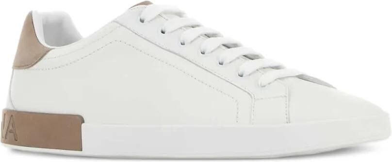 Dolce & Gabbana logo-embossed panelled sneakers Wit - Foto 2