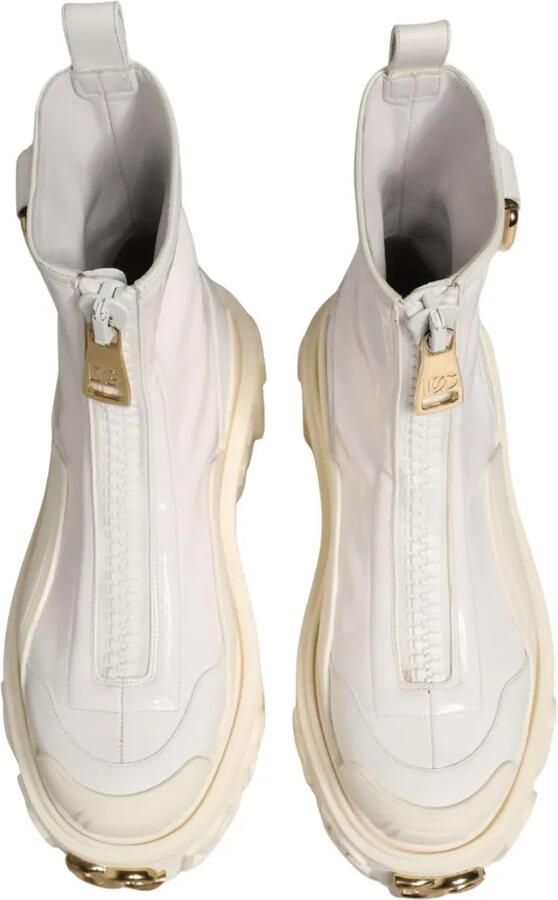 Dolce & Gabbana logo-plaque ankle boots Wit - Foto 5