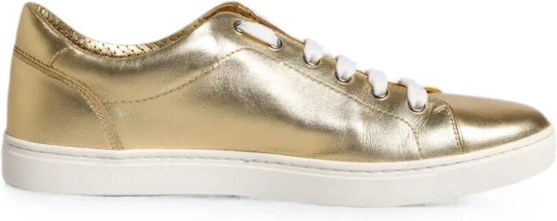 Dolce & Gabbana London leren sneakers Goud