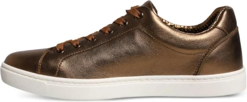 Dolce & Gabbana London sneakers met gouden leren logo - Foto 5