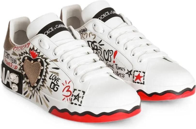 Dolce & Gabbana Low-top sneakers Wit - Foto 3