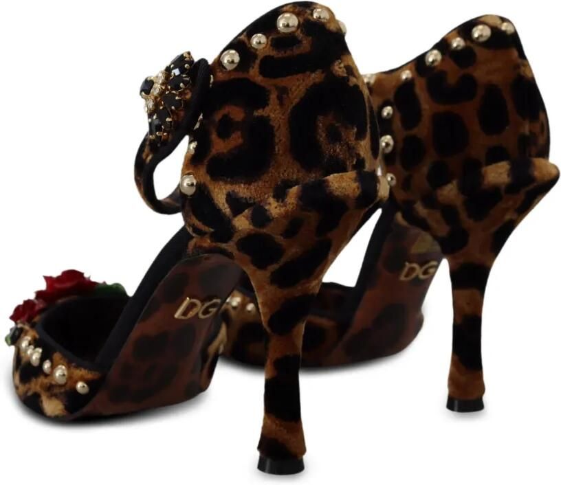 Dolce & Gabbana Mary Jane pumps met print Bruin - Foto 3