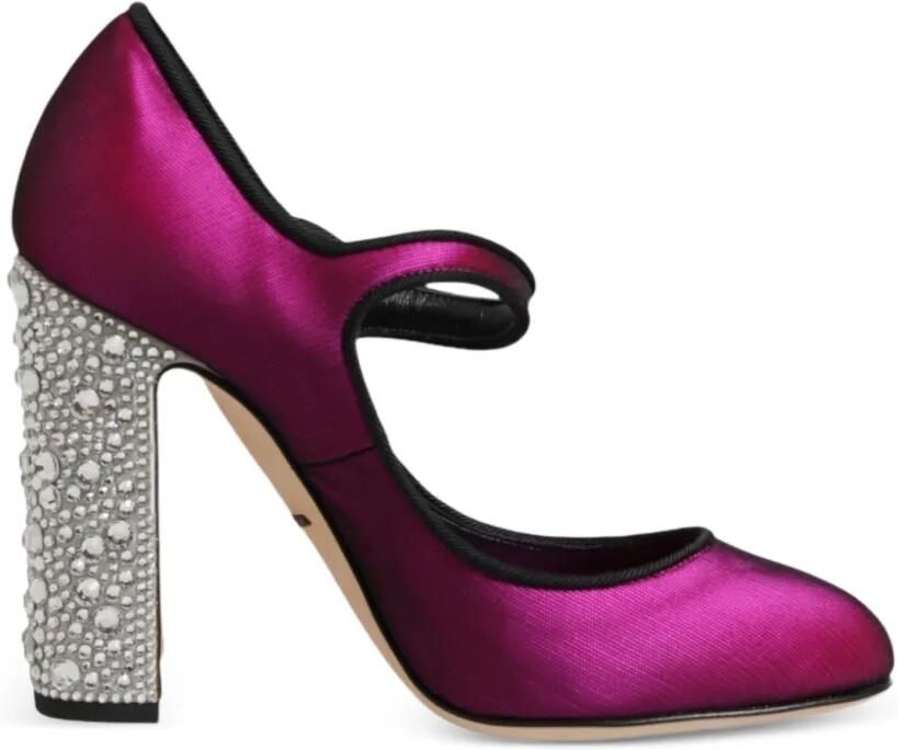 Dolce & Gabbana Mary Jane pumps verfraaid met kristallen Roze