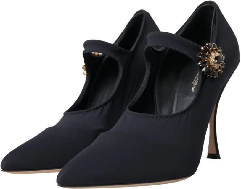 Dolce & Gabbana Mary Jane pumps verfraaid met kristallen Zwart - Foto 4
