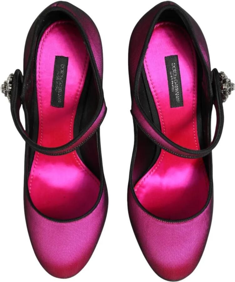 Dolce & Gabbana Mary Jane pumps verfraaid met stras Roze - Foto 3