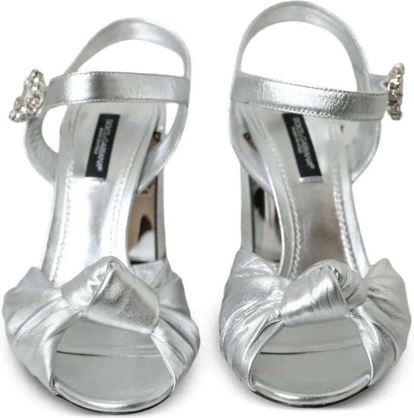 Dolce & Gabbana Metallic sandalen Zilver - Foto 2