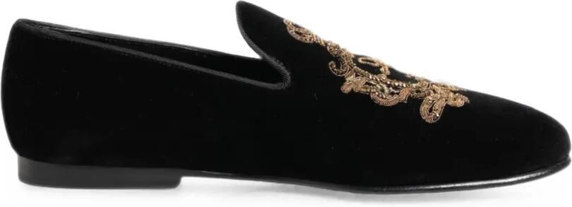 Dolce & Gabbana Milano slippers Zwart