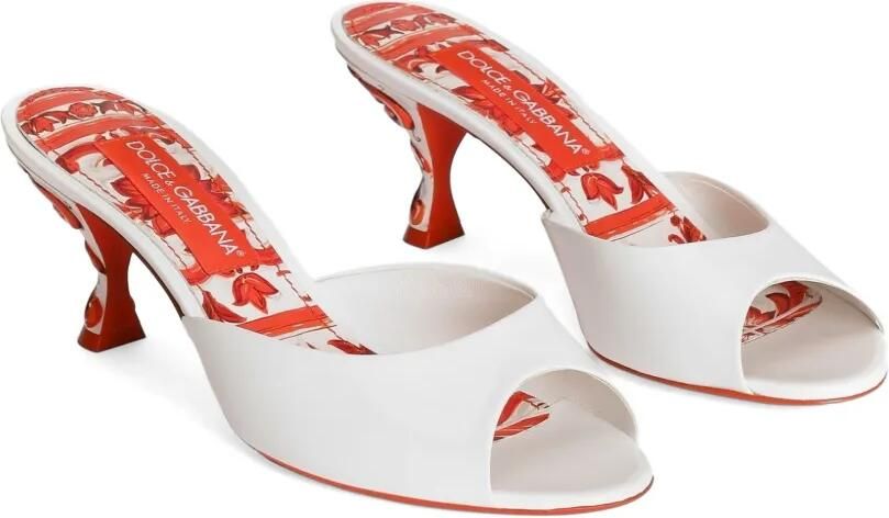 Dolce & Gabbana Muiltjes van lakleer Wit - Foto 3