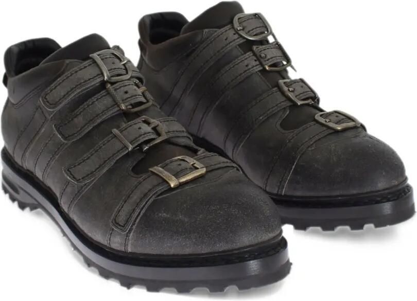 Dolce & Gabbana multi-strap buckle-fastening biker boots Grijs - Foto 2