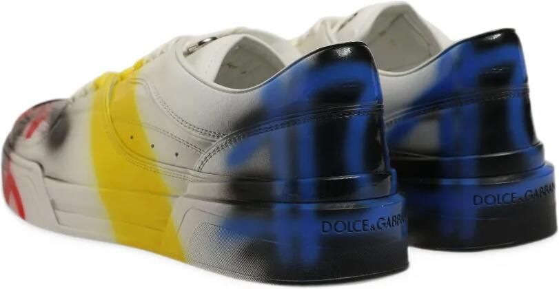 Dolce & Gabbana New Roma paint sneakers Wit - Foto 5