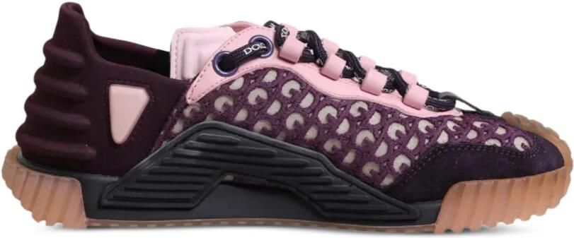 Dolce & Gabbana NS1 logoprint sneakers Paars