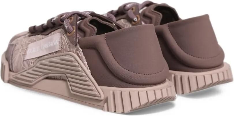 Dolce & Gabbana NS1 low-top lace sneakers Roze - Foto 4