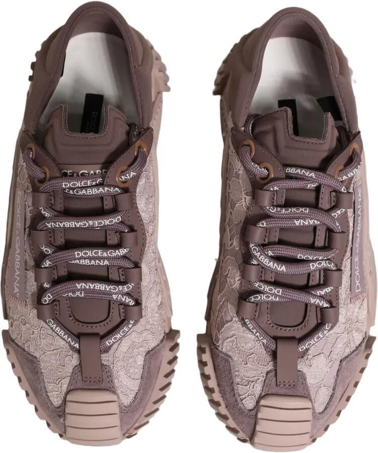 Dolce & Gabbana NS1 low-top lace sneakers Roze - Foto 3